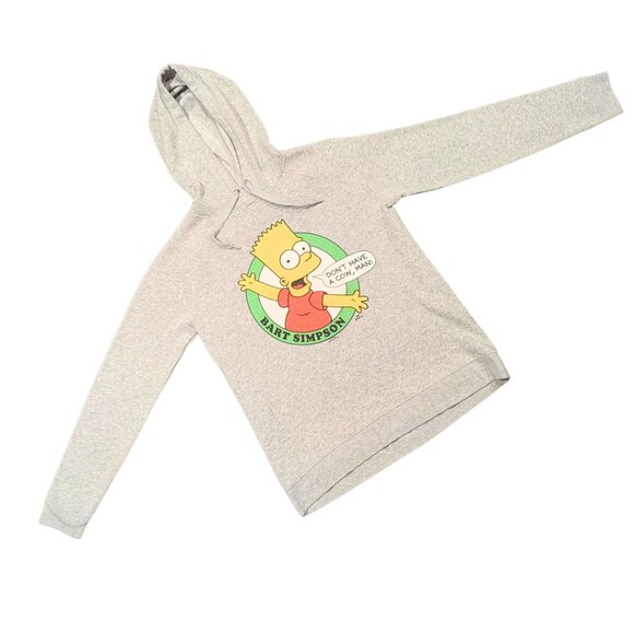 SOLD Y2K Hoodie Bart Simpson Size M Men - Picture 3 of 5